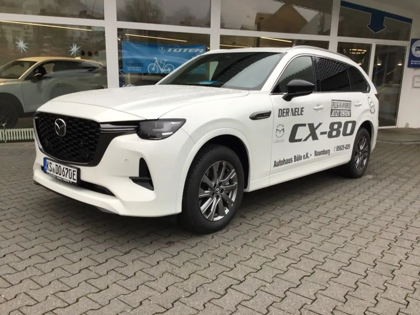 Mazda CX-80 2.5L e-SKYACTIV PHEV 327ps e-Skyactiv PHEV Білий - 1