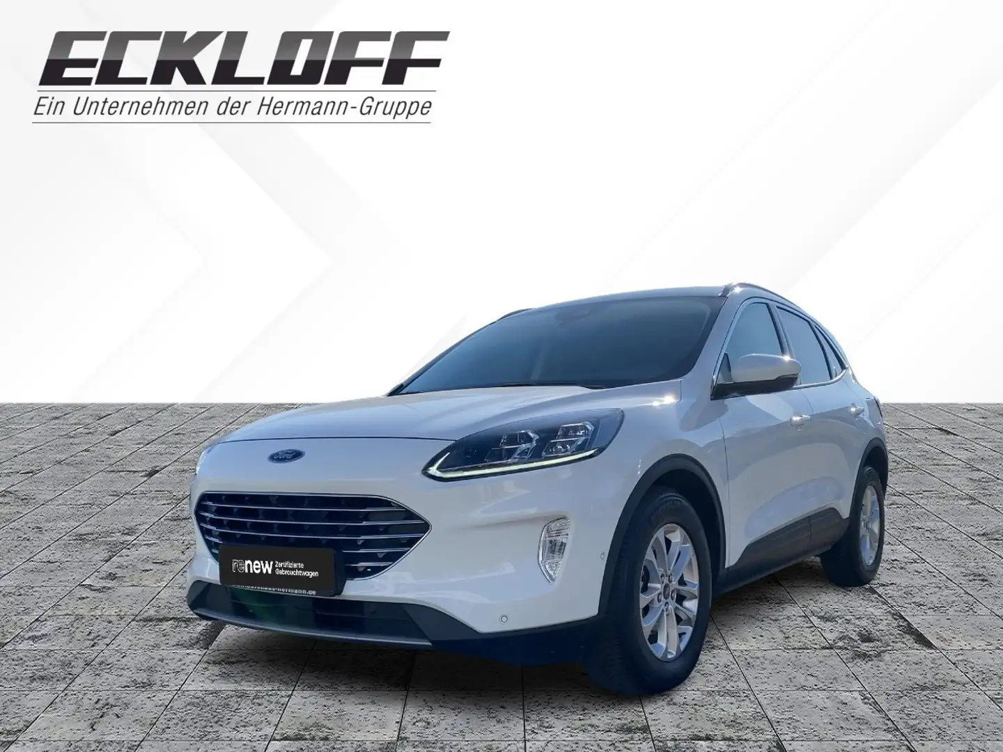 Ford Kuga 1.5 EcoBoost Titanium X *LED*NAVI*TWA*ACC Blanc - 1