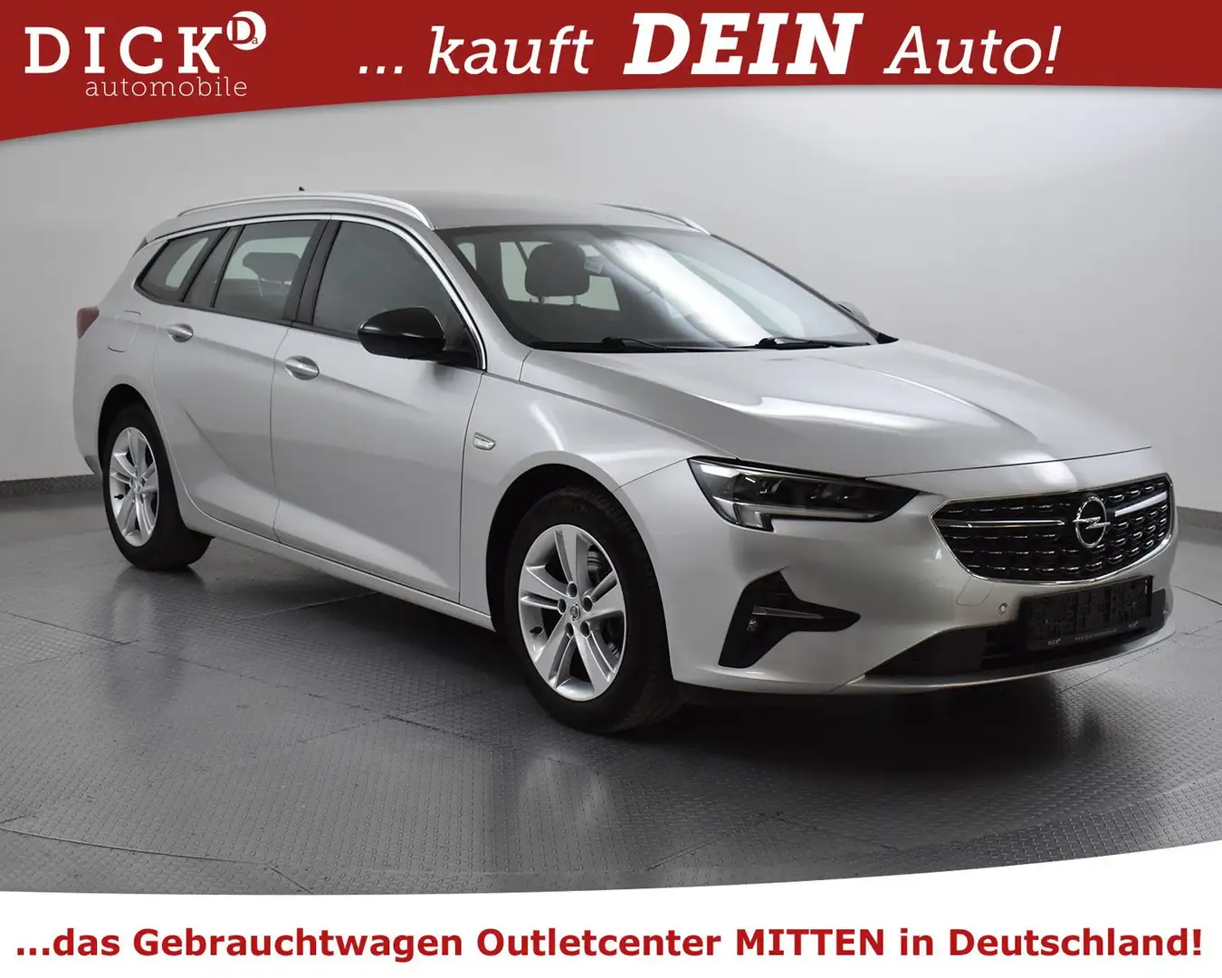 Opel Insignia ST 1.5d Aut. Busin NAVI+KAMER+SHZ+TEMP+ Silver - 1