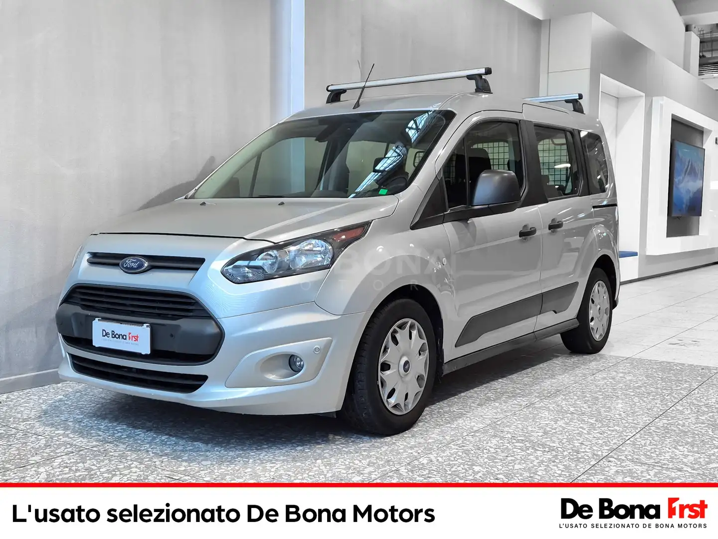 Ford Transit Connect 220 1.5 tdci 100cv trend d.cab. l1h1 e6 AUTOCARRO Argento - 1
