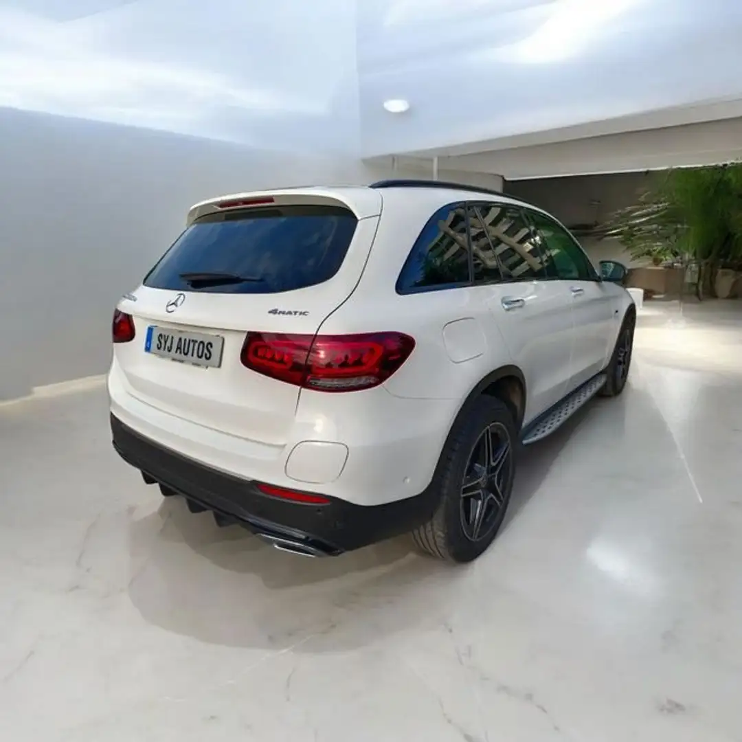 Mercedes-Benz GLC 63 AMG 300de 4MATIC 195cv LINE Blanc - 2