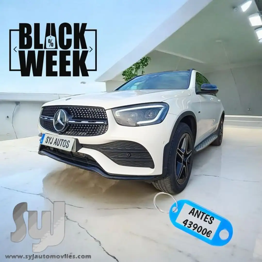 Mercedes-Benz GLC 63 AMG 300de 4MATIC 195cv LINE Weiß - 1
