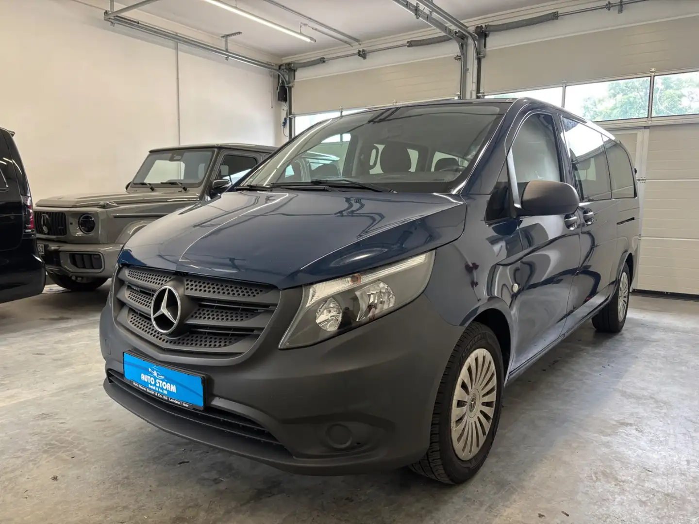 Mercedes-Benz Vito 114 CDI Tourer PRO Extralang*8-Sitz*Kamera*Navi* Blau - 1