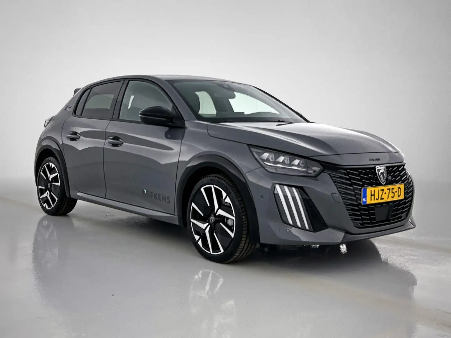 Peugeot 208 Hybrid 100 e-DCS6 GT Gris - 2