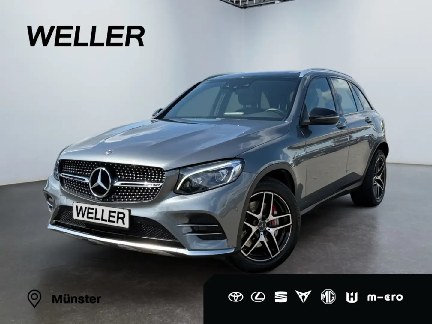 Mercedes-Benz GLC 43 AMG 4M 9G  *LED*Pano*Airmatic*RCam*AHK schw.* Grau - 1