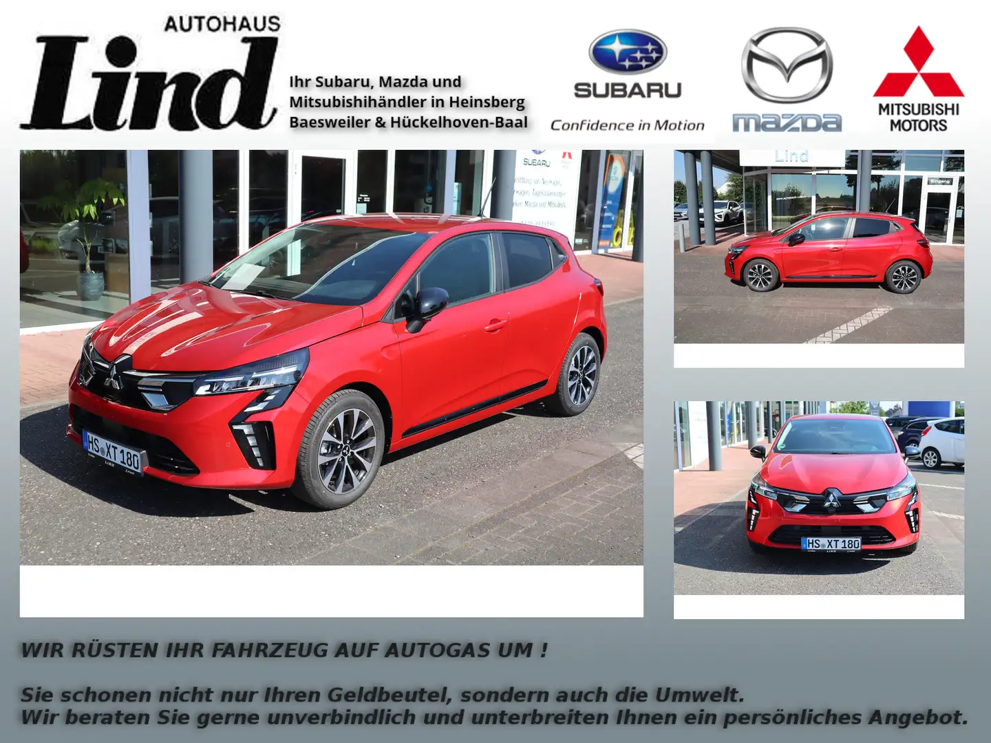 Mitsubishi Colt Plus LED, PDC, Lenkradheizung Rouge - 1