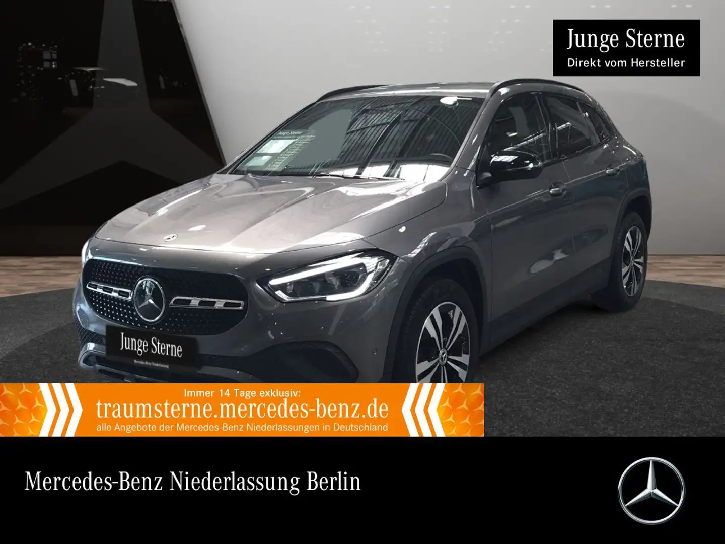 Mercedes-Benz GLA 220 d PROGRESSIVE+NIGHT+AHK+MULTIBEAM+STHZG+8G Gri - 1