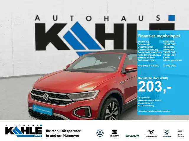 Volkswagen T-Roc Cabriolet 1.5 TSI DSG Move