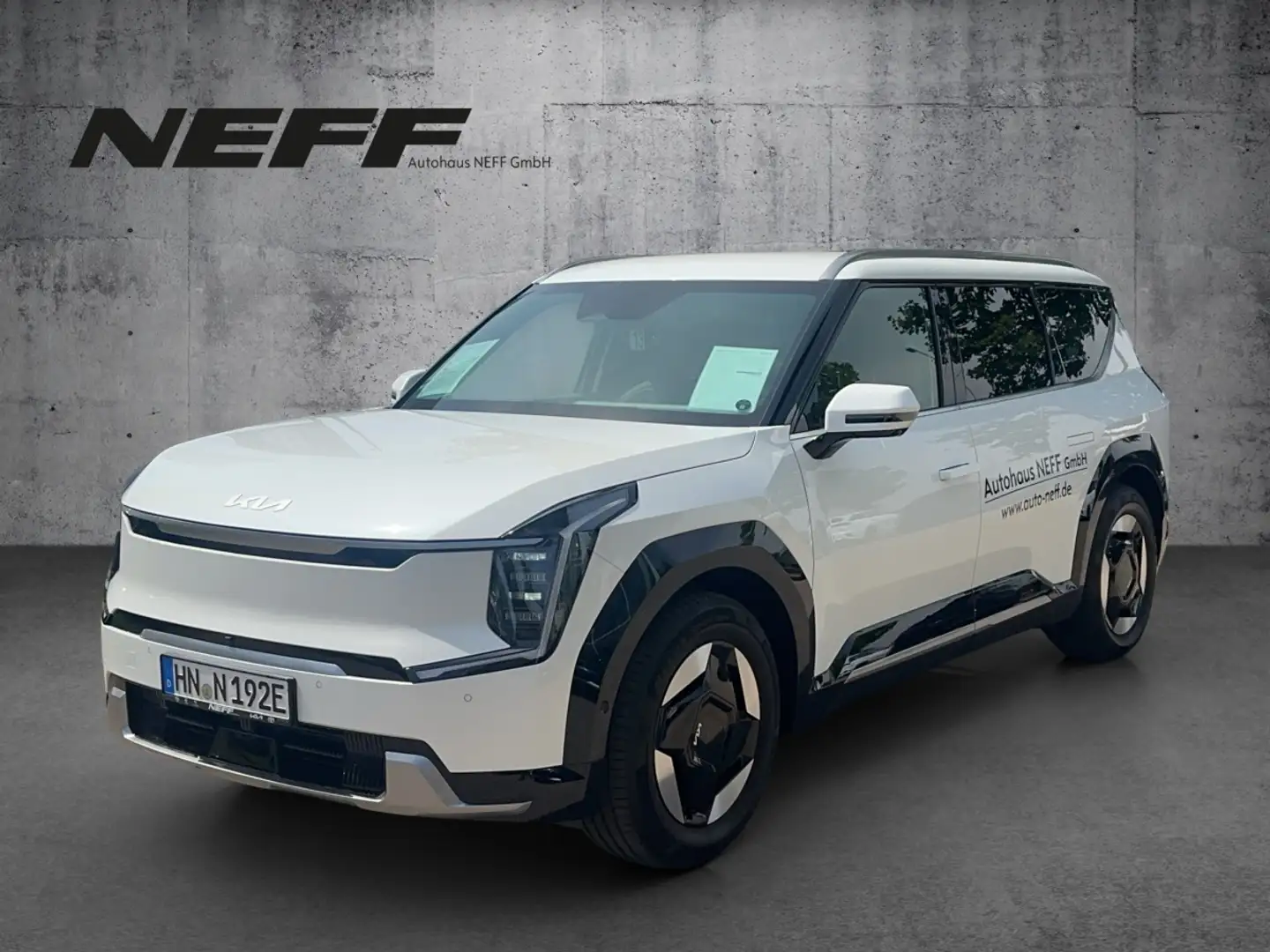 Kia EV9 Elektro 99.8-kWh 4xSHZ/Bel, Leder elSitz PDC Weiß - 2