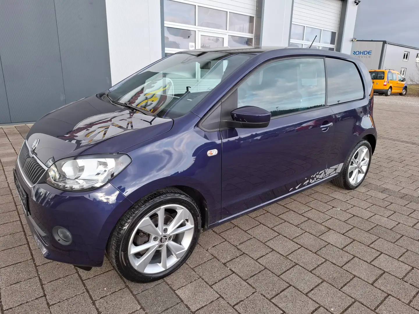 Skoda Citigo Fun 1.Hand,Pano,SHZ,PDC,Alufelgen Kék - 2