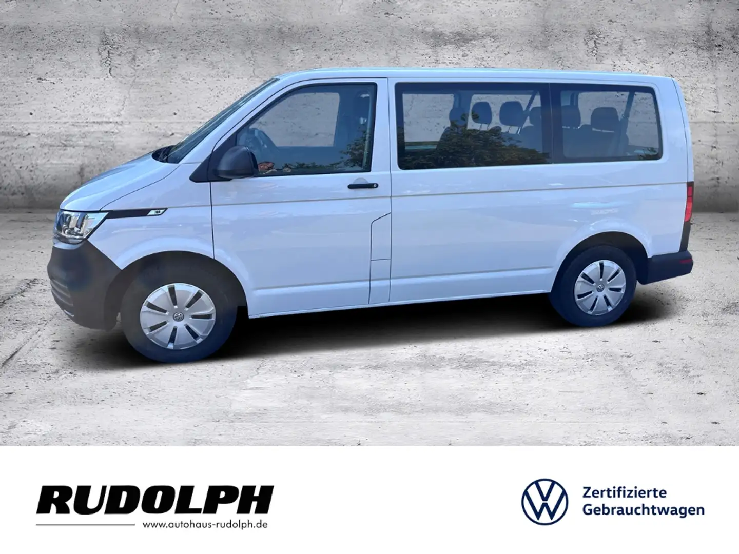 Volkswagen T6.1 Kombi EcoProfi KR 9-Sitzer 2.0 TDI 5 Gang Klima Freispre Weiß - 2