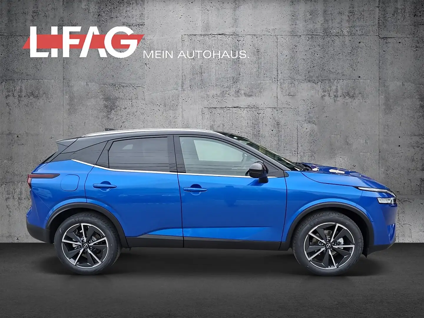 Nissan Qashqai 1,3 MHEV 4x4 Tekna Autom *ab € 27.990,-* Blau - 2