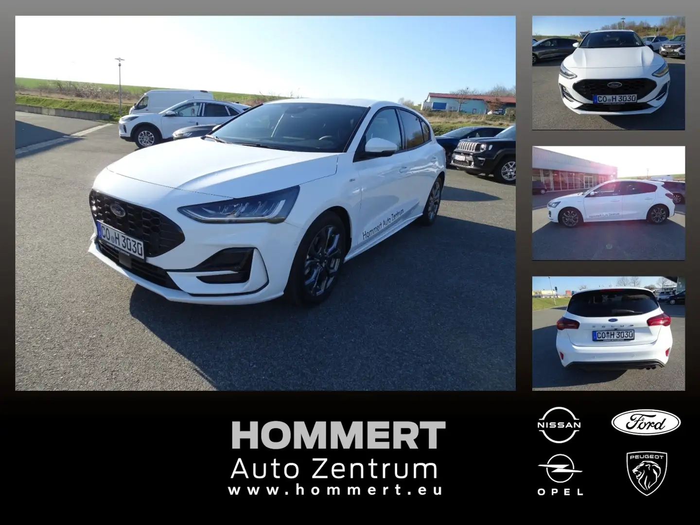Ford Focus 1.0 EcoBoost ST-Line ACC SpurH KeyLess LM Белый - 1