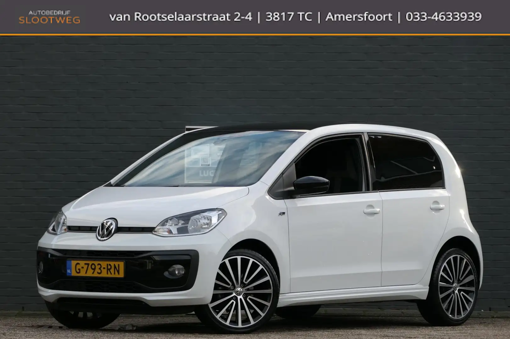 Volkswagen up! 1.0 BMT R-Line High Up! 17Inch | PDC | Cruise Cont Weiß - 1
