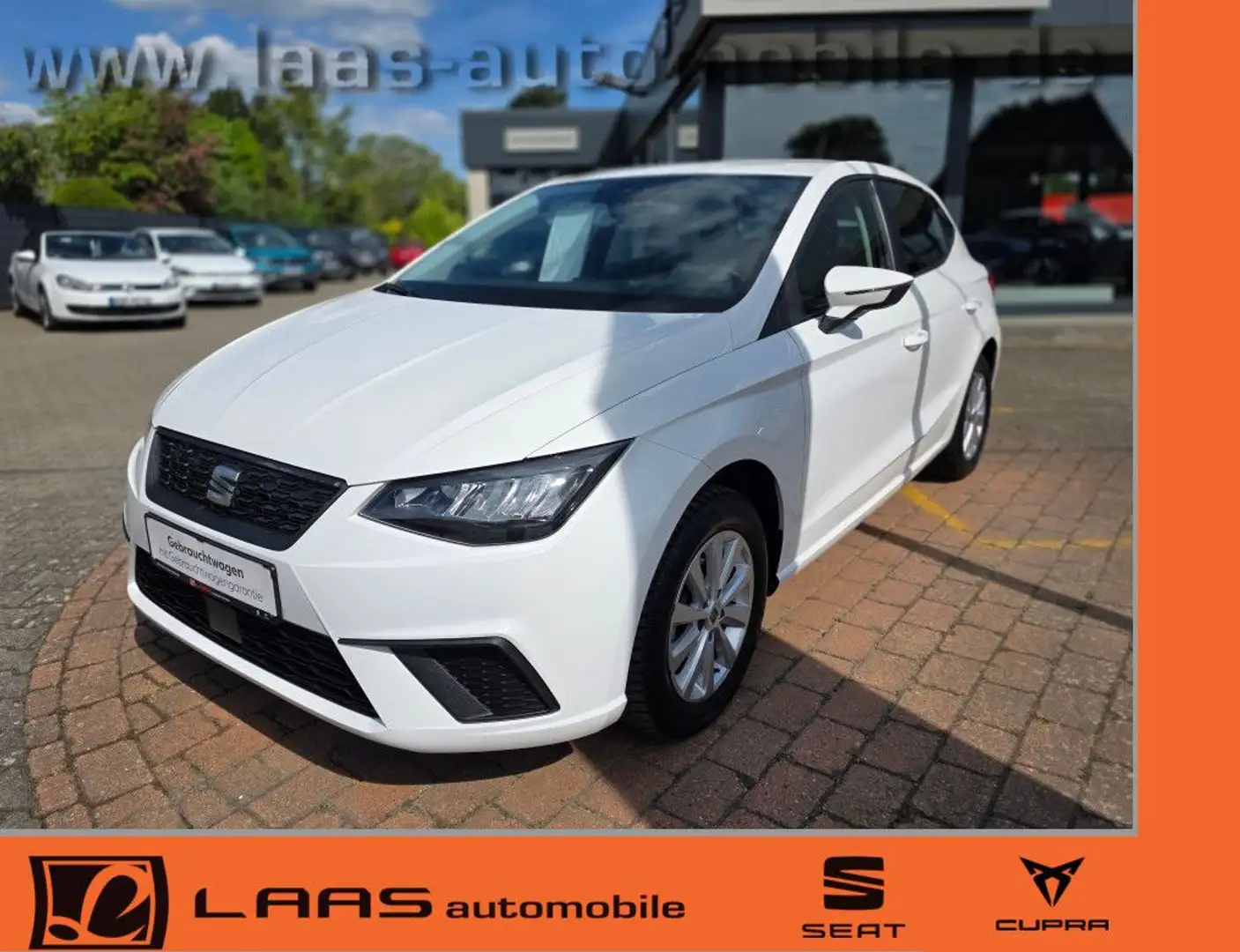 SEAT Ibiza Style 1,0TSi -Sitzheiz./AppleCar/AndroidA. Weiß - 1