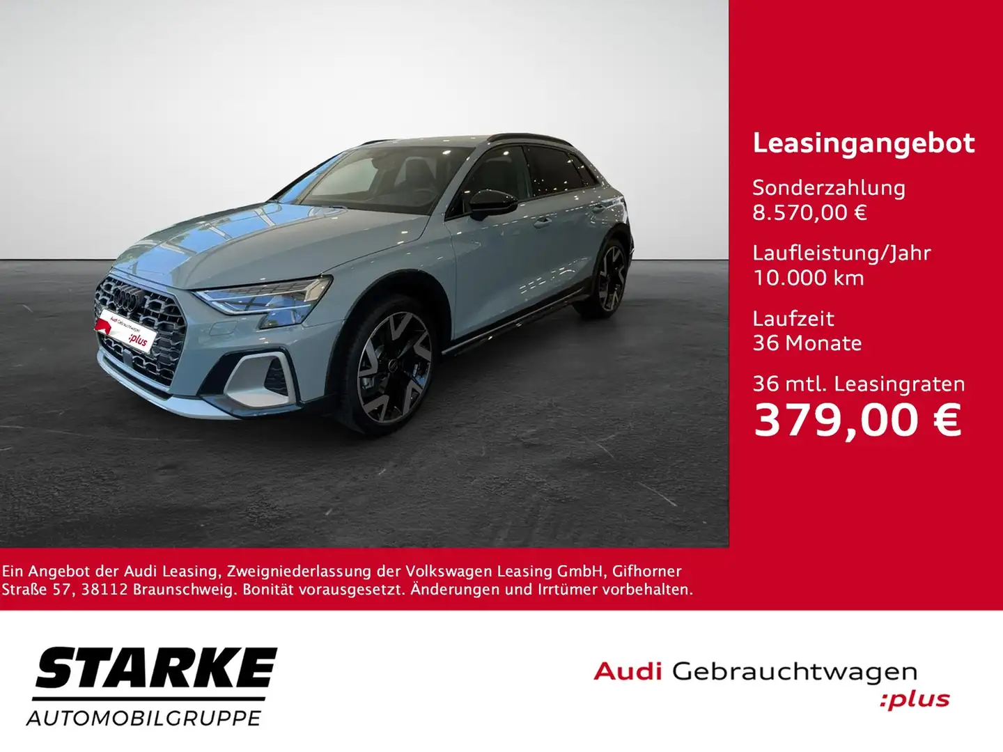Audi A3 allstreet 35 TDI S tronic Grau - 1