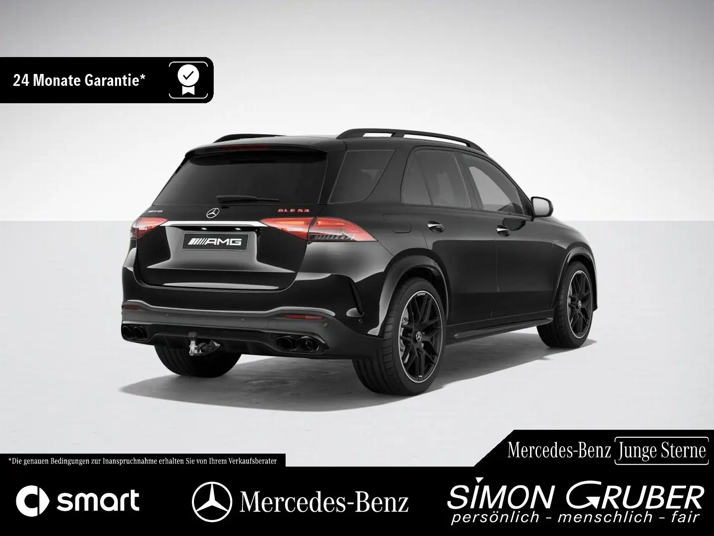Mercedes-Benz GLE 53 AMG GLE 53 Hybrid 4M Massage Sitzklima HUD RIDE AHK Schwarz - 2