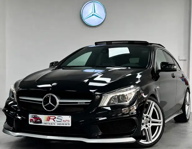 Mercedes-Benz CLA 45 AMG 4-Matic - PARFAIT ETAT - GARANTIE 12 MOIS - PANORAMIQUE - GPS - CAMERA - BLUETOOTH - CUIR CHAUFFANT - BI XENON -