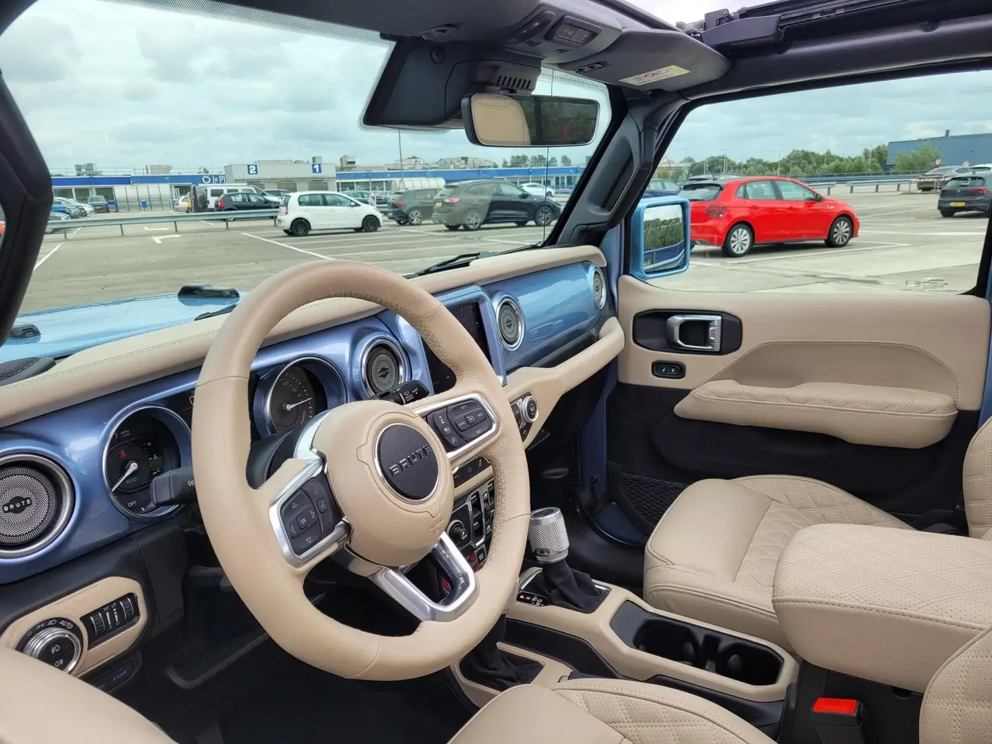 Jeep Wrangler BRUTE "Casa di Beau" 4xe 380 Rubicon Bleu - 2