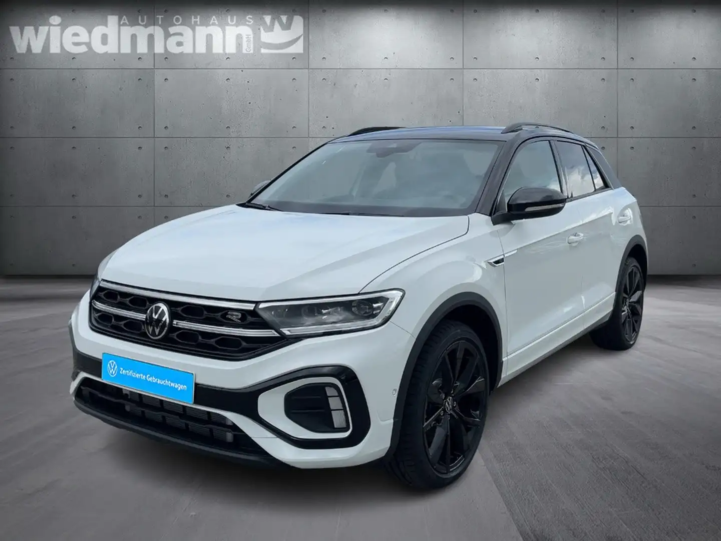 Volkswagen T-Roc R-Line 1.5 TSI DSG AHK+ACC+Navi+RearView Weiß - 2