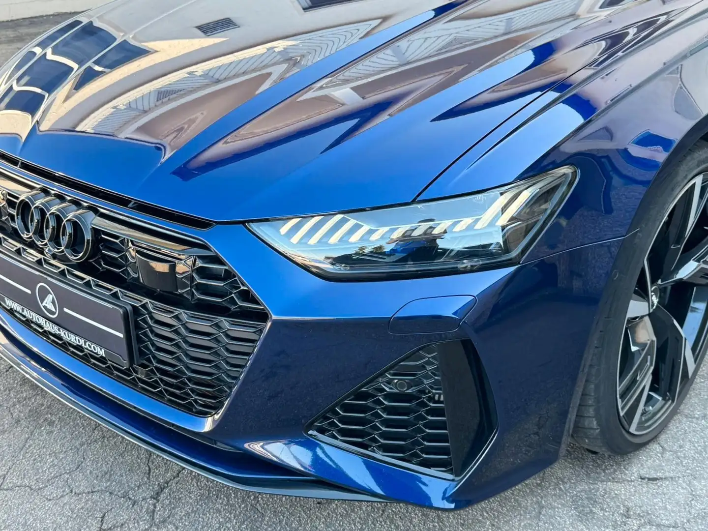 Audi RS6 4.0 ACC*LASER*AHK*360°*LUFT*SPORTSITZ*22" Mavi - 2