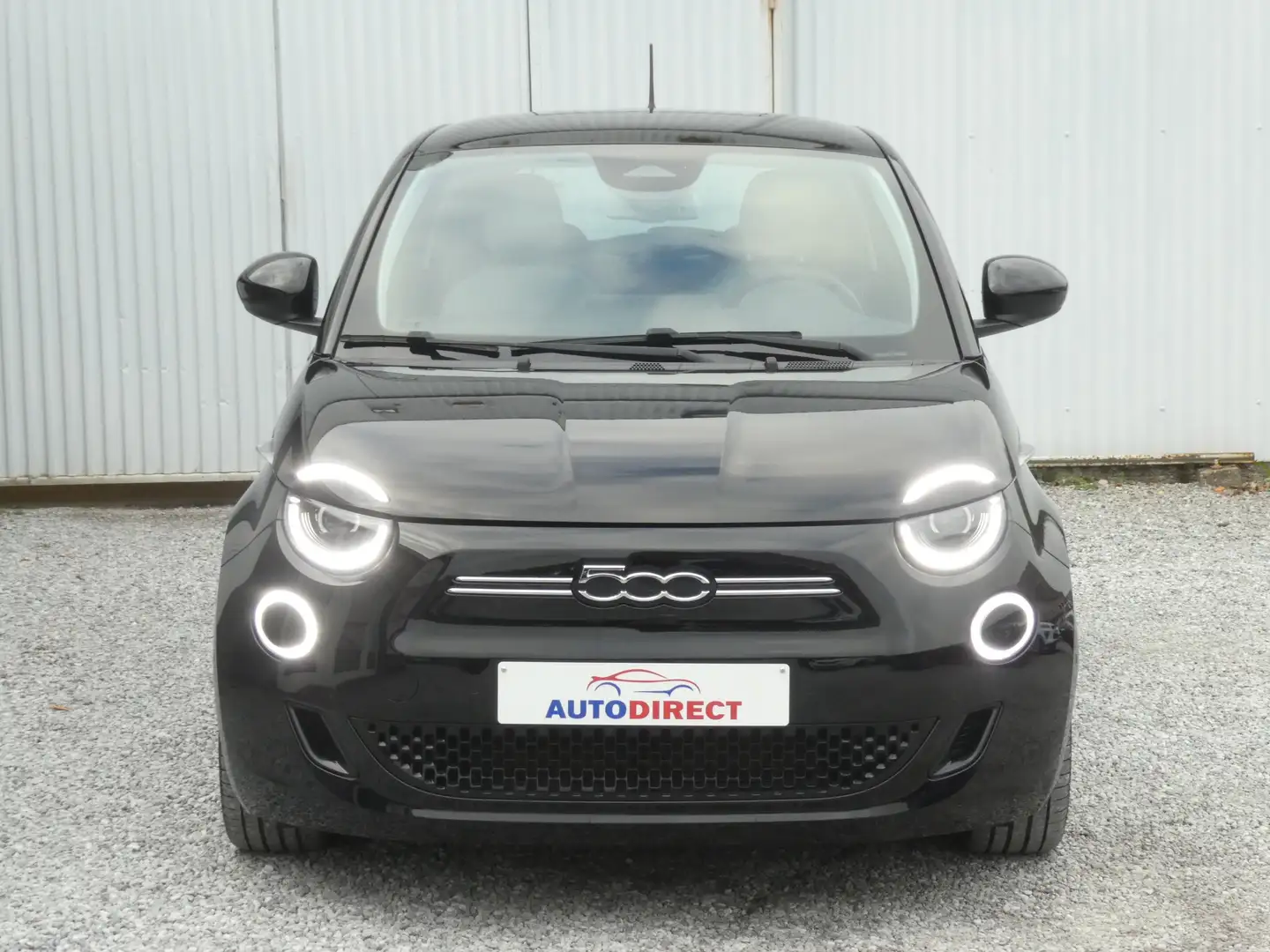 Fiat 500e 42 kWh Icon Pano, Navi, Camera, Carplay, Airco Schwarz - 2