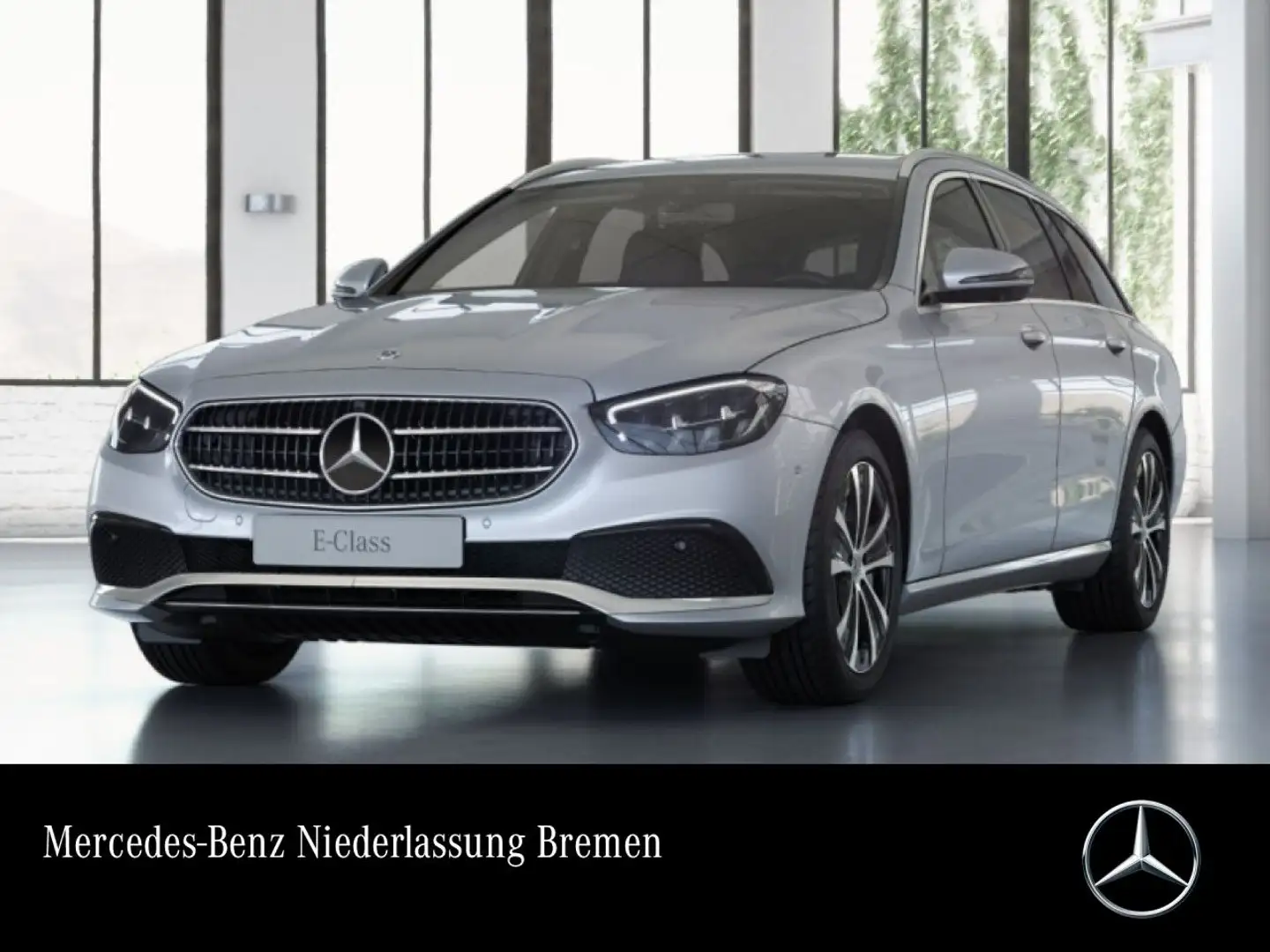 Mercedes-Benz E 300 de T AVANTG+360+AHK+LED+9G Silber - 1