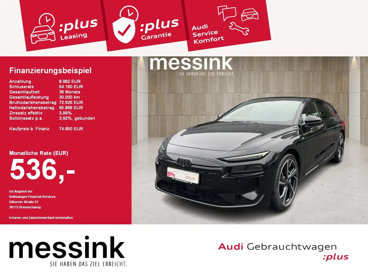 Audi A6 Avant e-tron performance 270 kW Schwarz - 1
