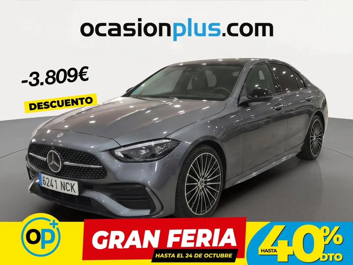 Mercedes-Benz C 220 220d 9G-Tronic Gris - 1