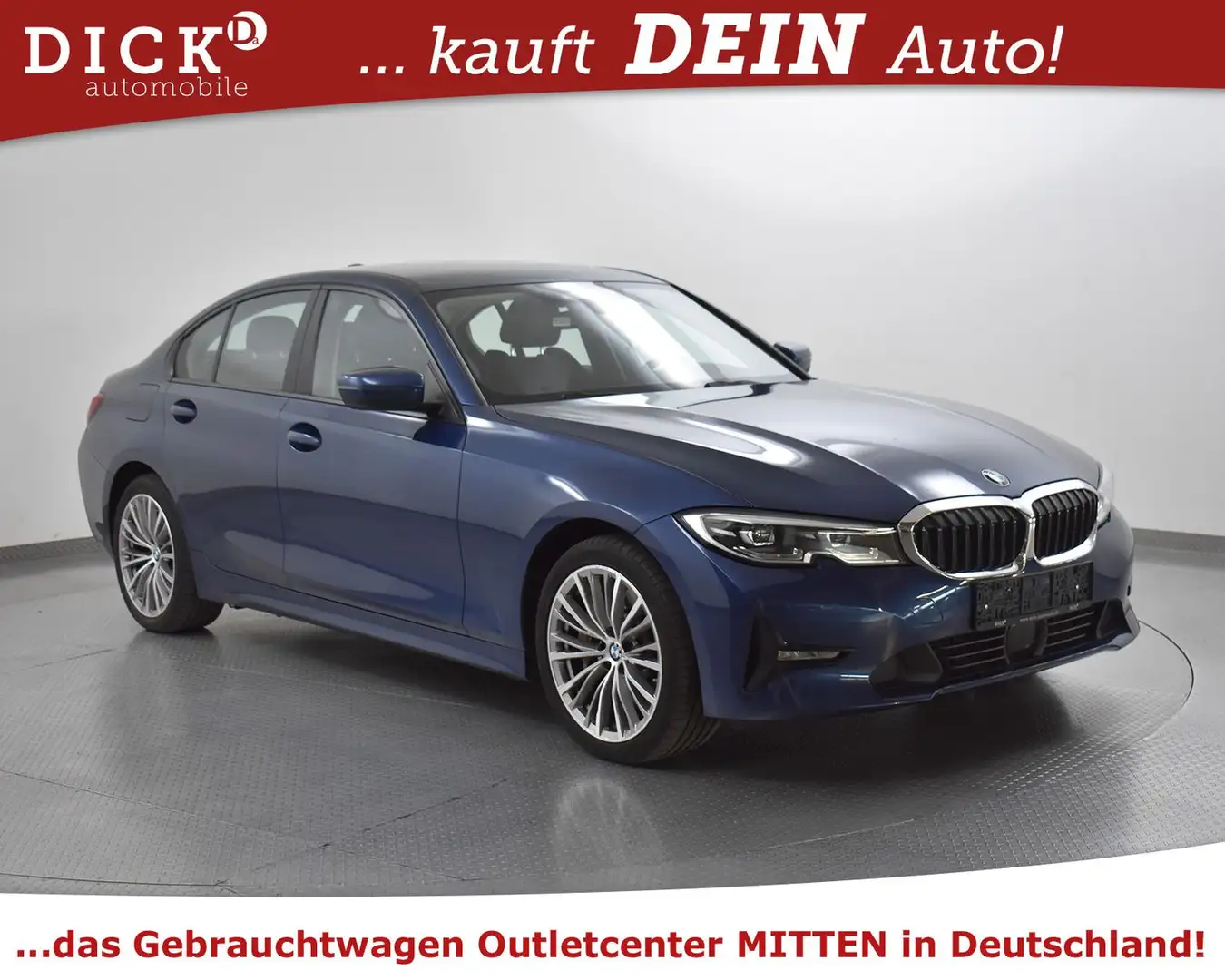 BMW 330 e Sport Line VIRTU+PROF+HUD+LED+SHZ+ACC+AHK+M Blau - 1