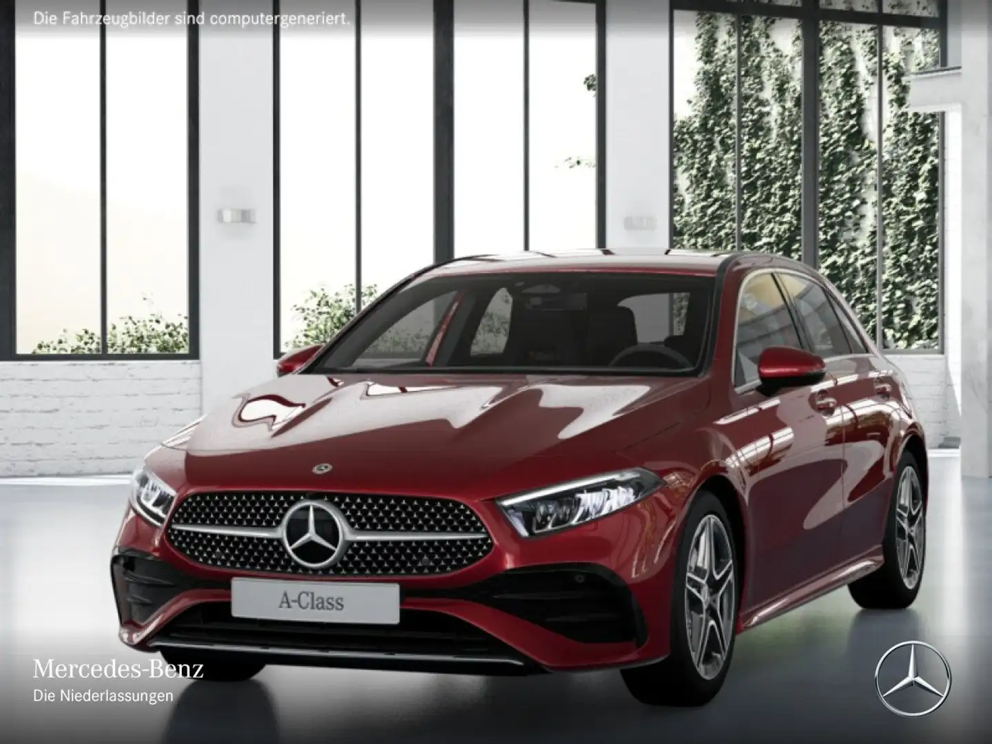 Mercedes-Benz A 250 4M AMG+AHK+LED+KAMERA+TOTW+KEYLESS+8G Rot - 2