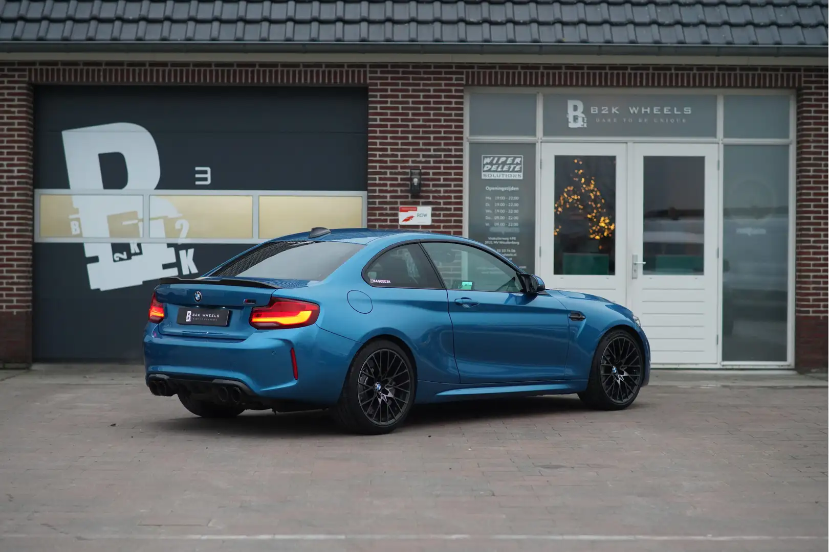 BMW M2 DCT Competition | Track Pack | H&K | AC Schnitzer Blauw - 2