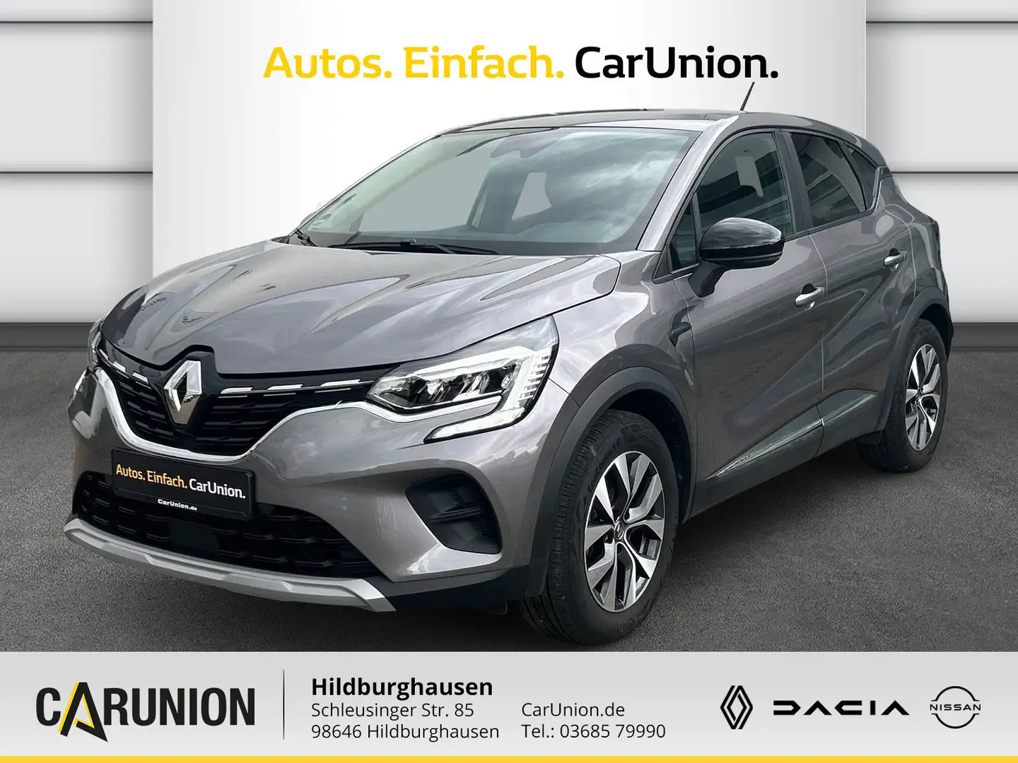 Renault Captur EXPERIENCE TCe130 DeLuxe+Sitzheizung Grijs - 1