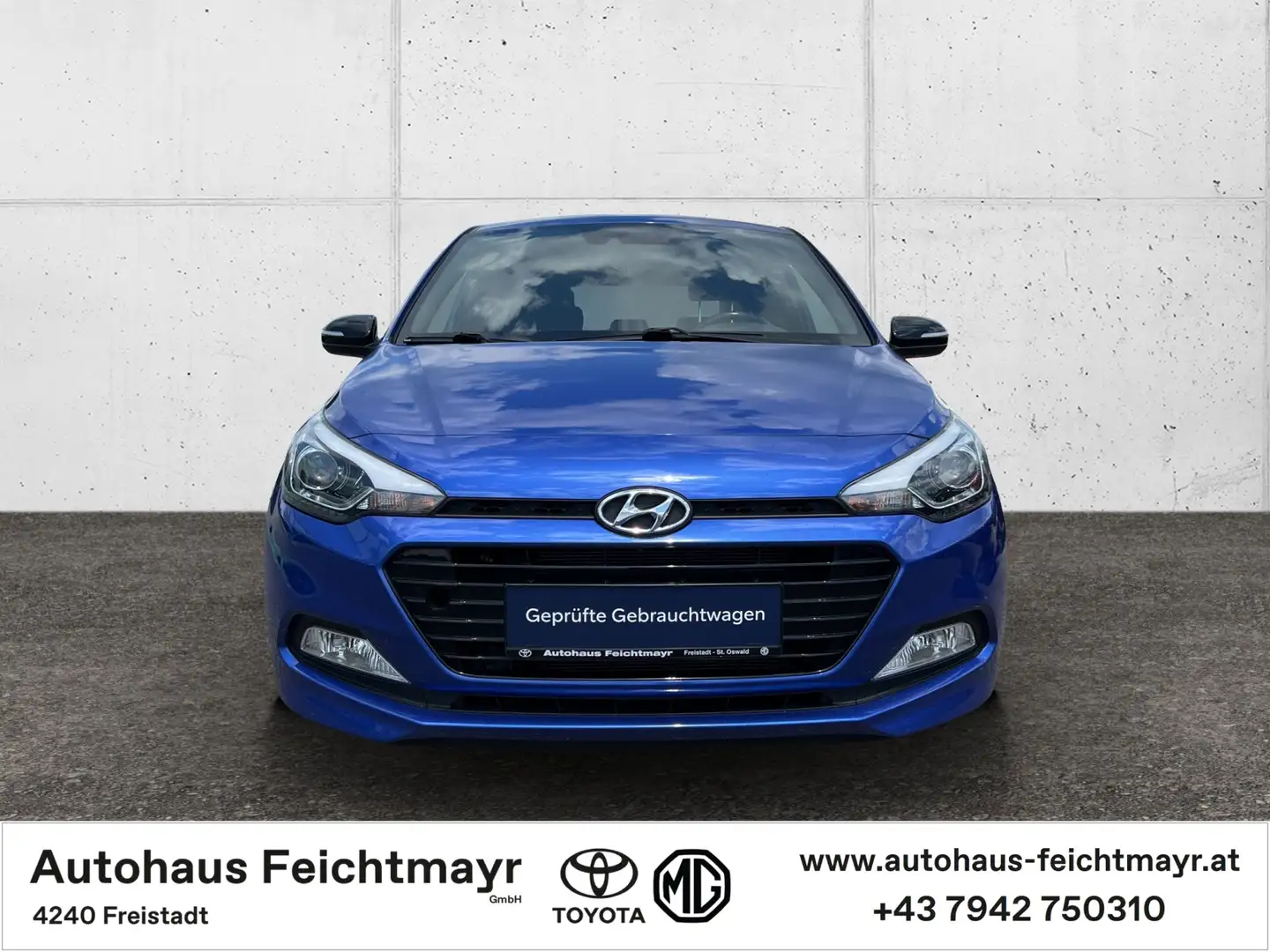 Hyundai i20 i20 1,25 PLUS GO 5t. Синій - 2