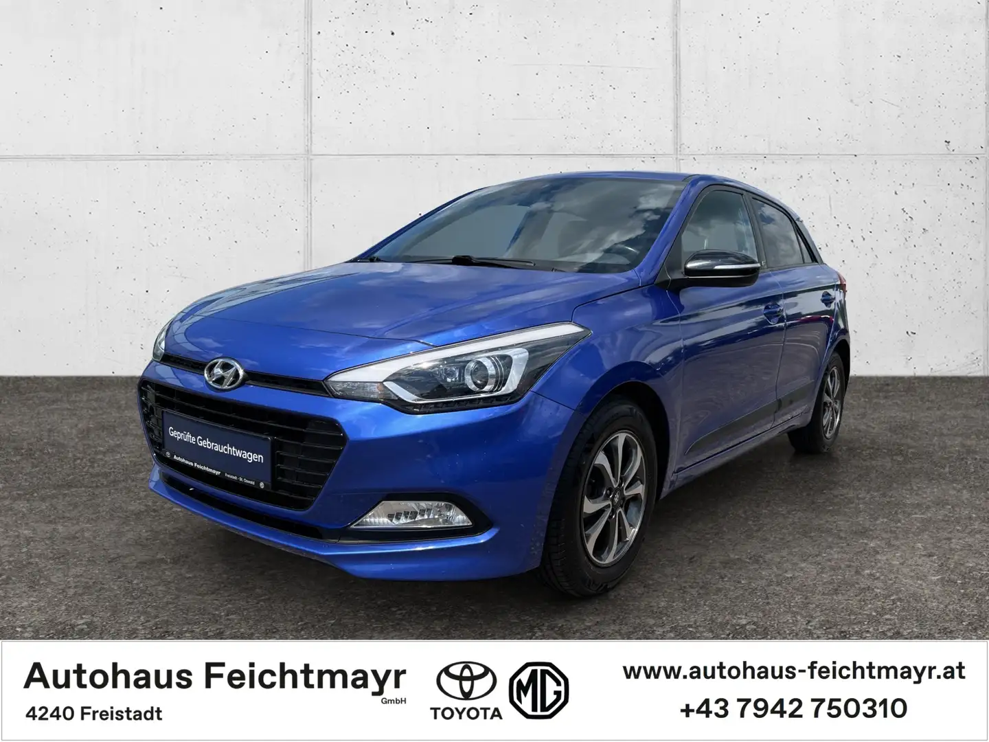 Hyundai i20 i20 1,25 PLUS GO 5t. Синій - 1