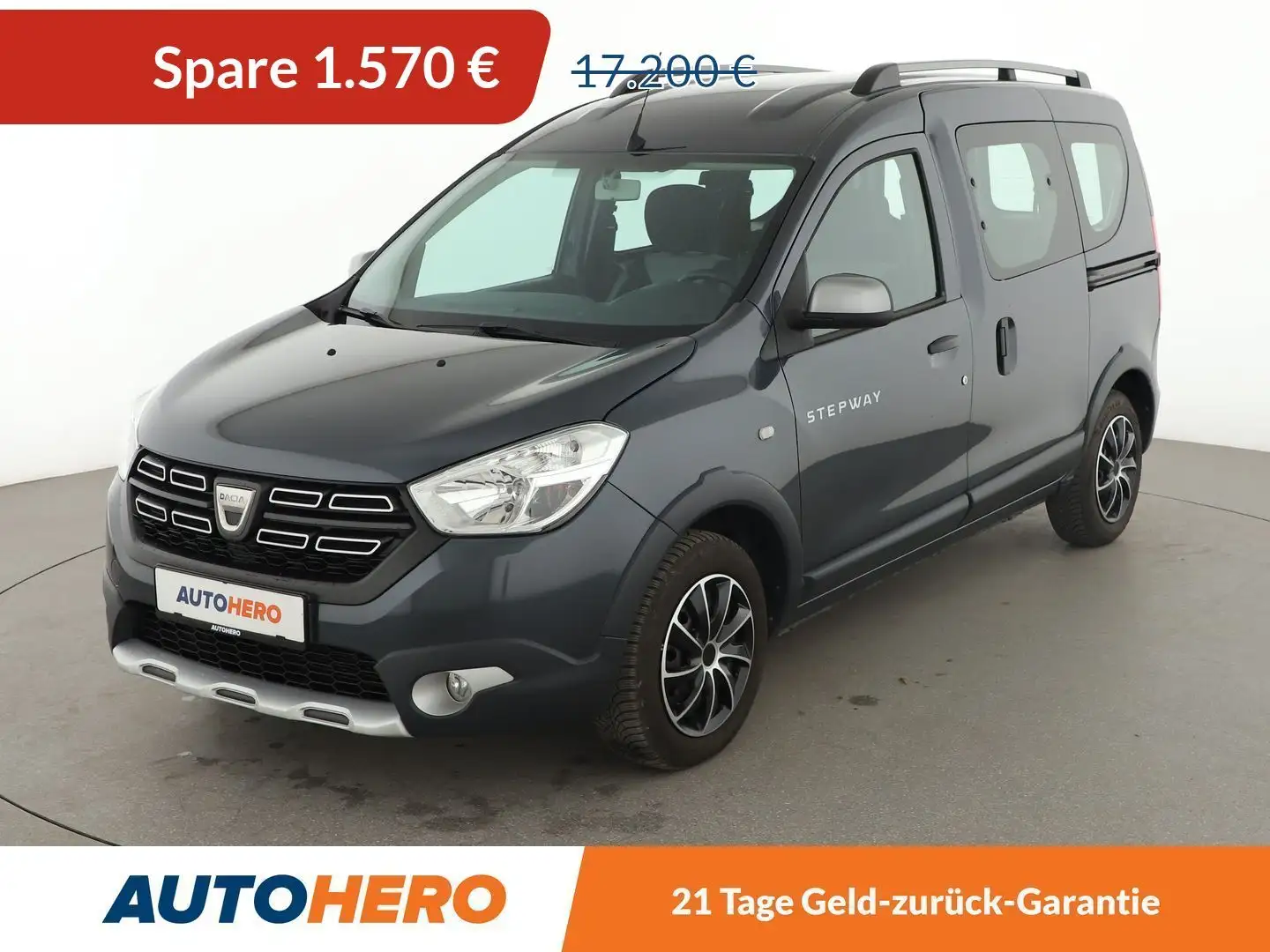Dacia Dokker 1.3 TCe Stepway Plus*NAVI*CAM*PDC*SHZ*KLIMA* Grau - 1