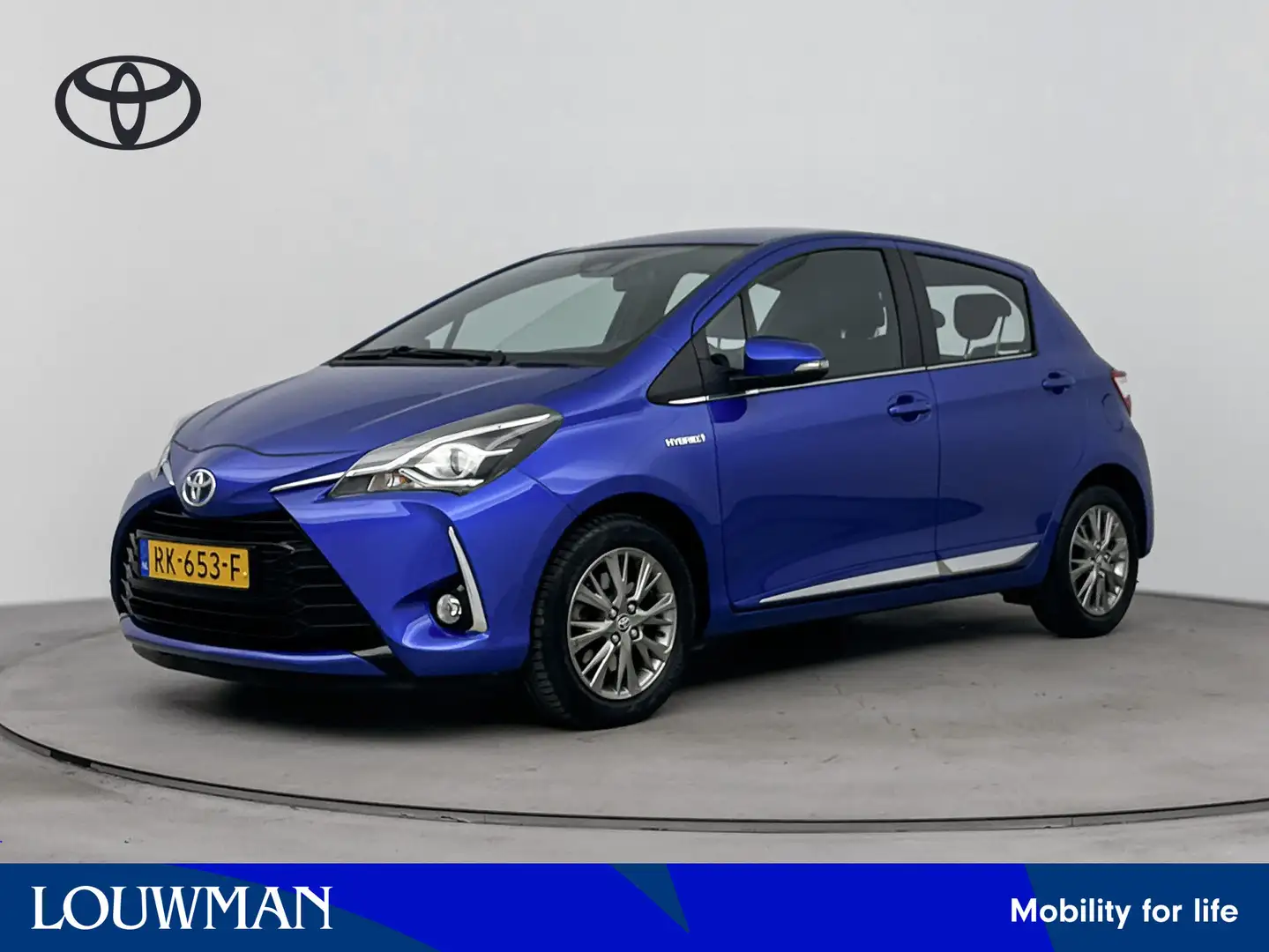 Toyota Yaris 1.5 Hybrid Executive | Navigatie | Bekleding stof/ Blauw - 1
