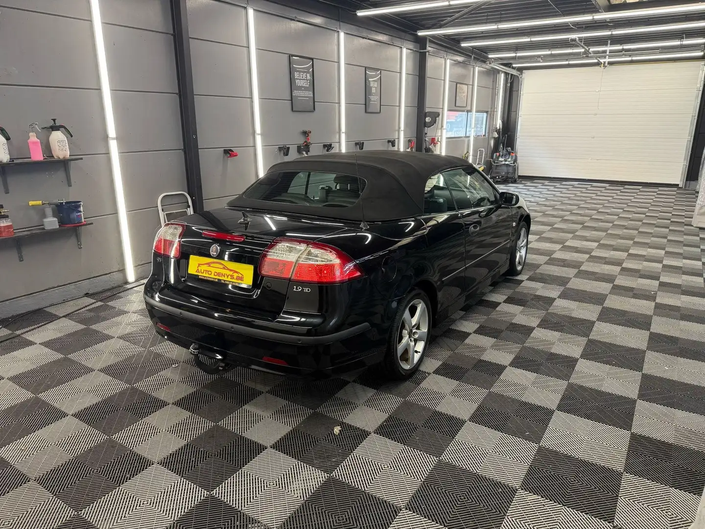 Saab 9-3 Cabriolet 1.9 TiD 16v bj. 2006 198000km Negro - 2