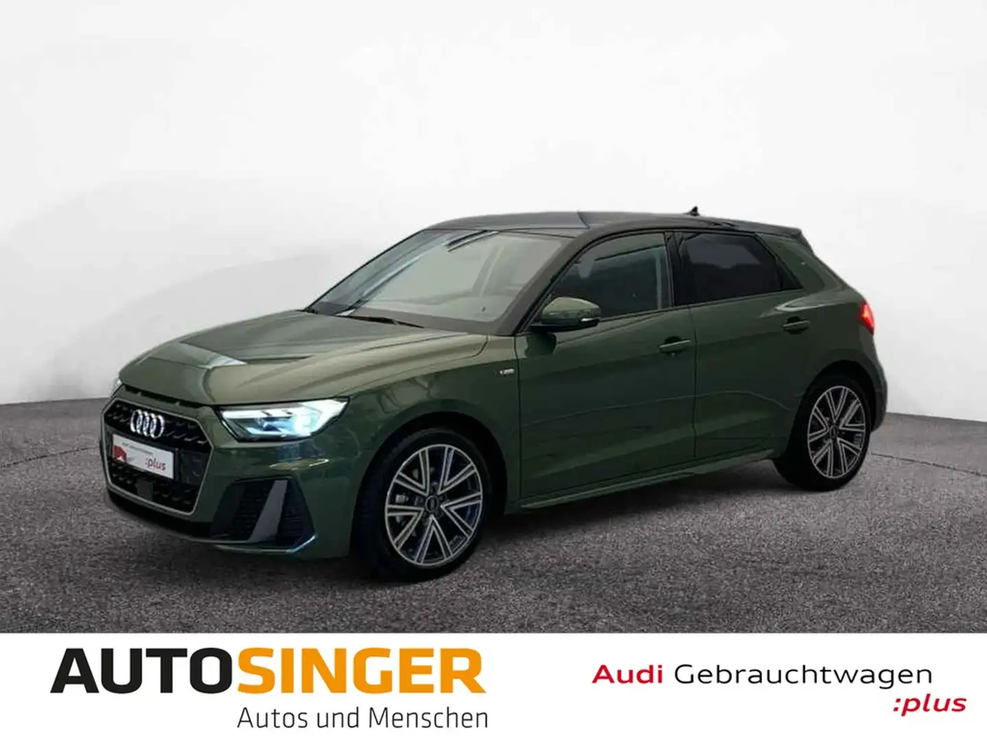 Audi A1 Sportback 30 TFSI S line *NAV*LED*ACC*SHZ*PDC Grün - 1