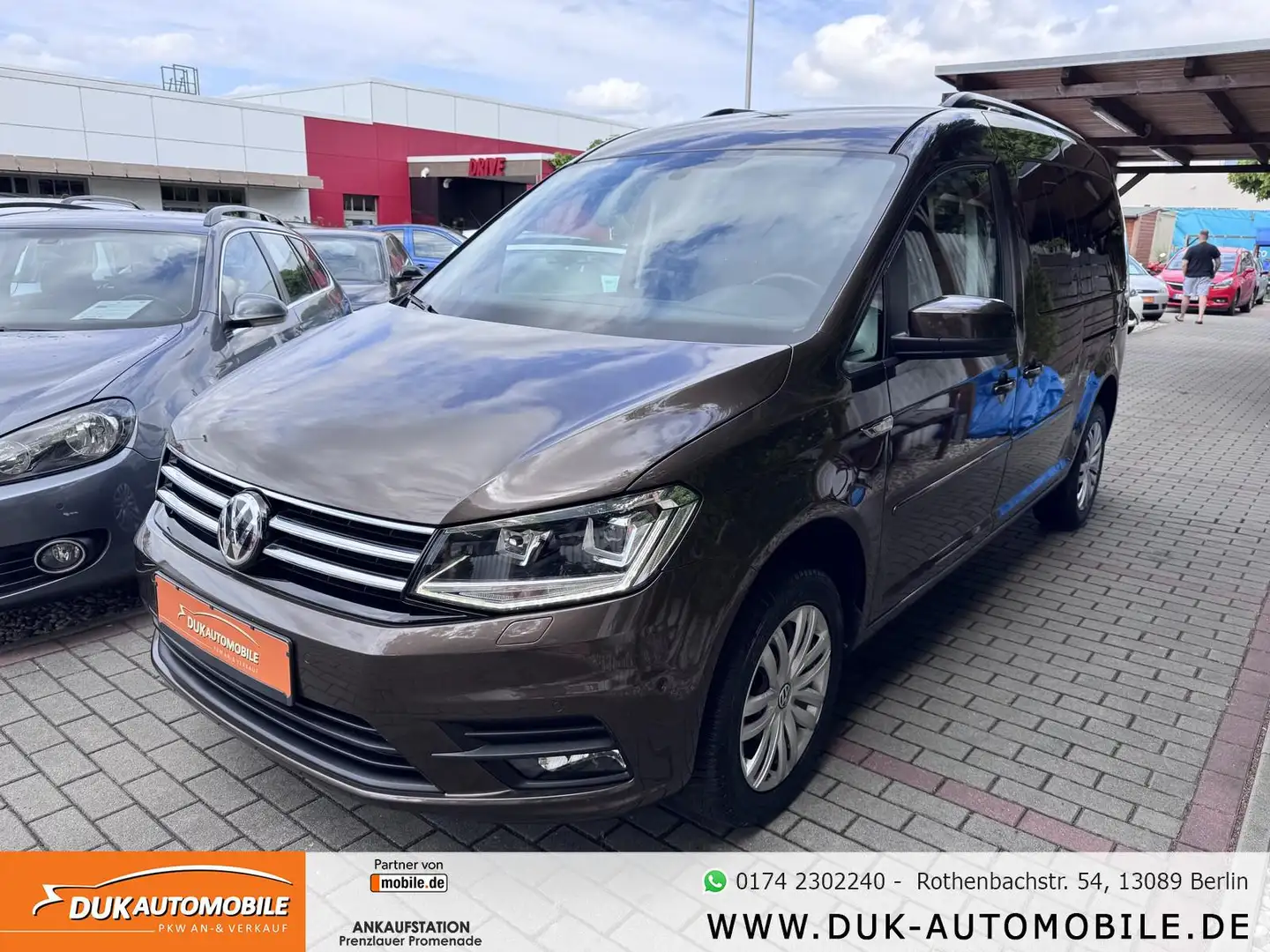 Volkswagen Caddy Maxi Comfortline BMT *Rollstuhlrampe* Brun - 1