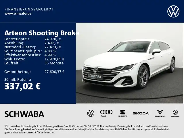 Volkswagen Arteon R-Line 2.0 TDI DSG*LED*18"
