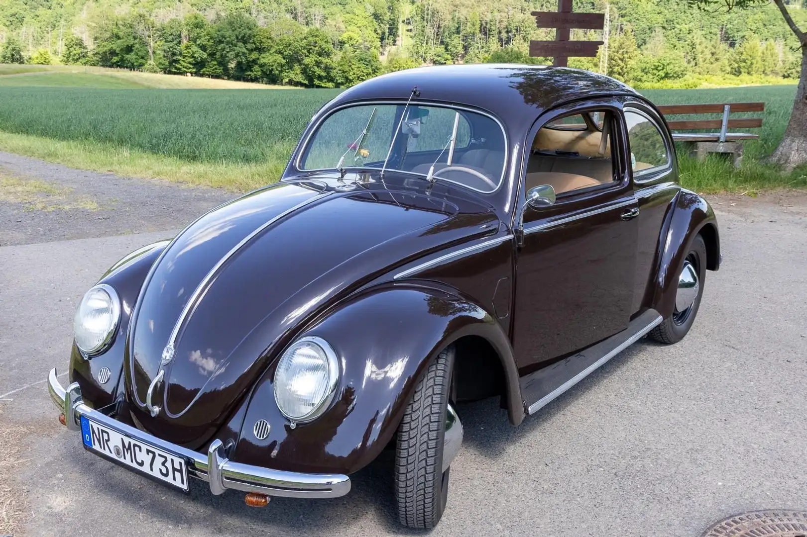 Volkswagen Käfer Brezel Braun - 2