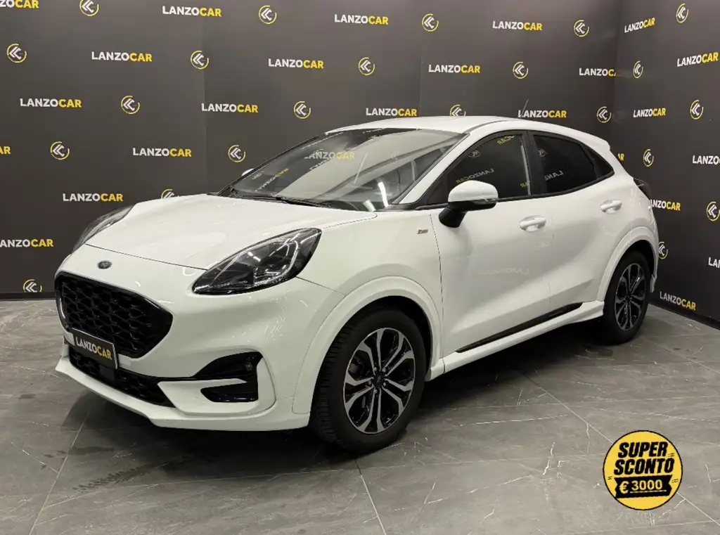 Ford Puma, 1.0 ST-LINE AUTOMATICA 125CV *DIVERSI COLORI*, colore bianco, 2024, ibrida | usata in vendita da LANZOCAR