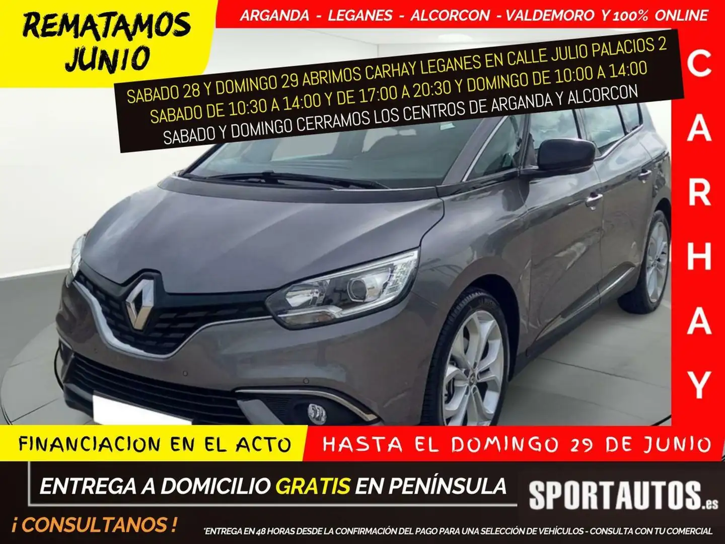 Renault Grand Scenic 1.5DCI Business Gris - 1