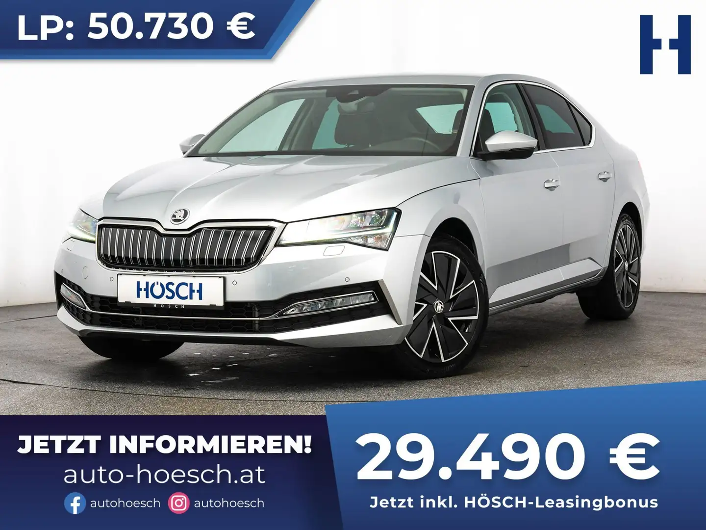 Skoda Superb iV TSI PHEV Style 18" AMUNDSEN ACC R-KAM Silber - 1