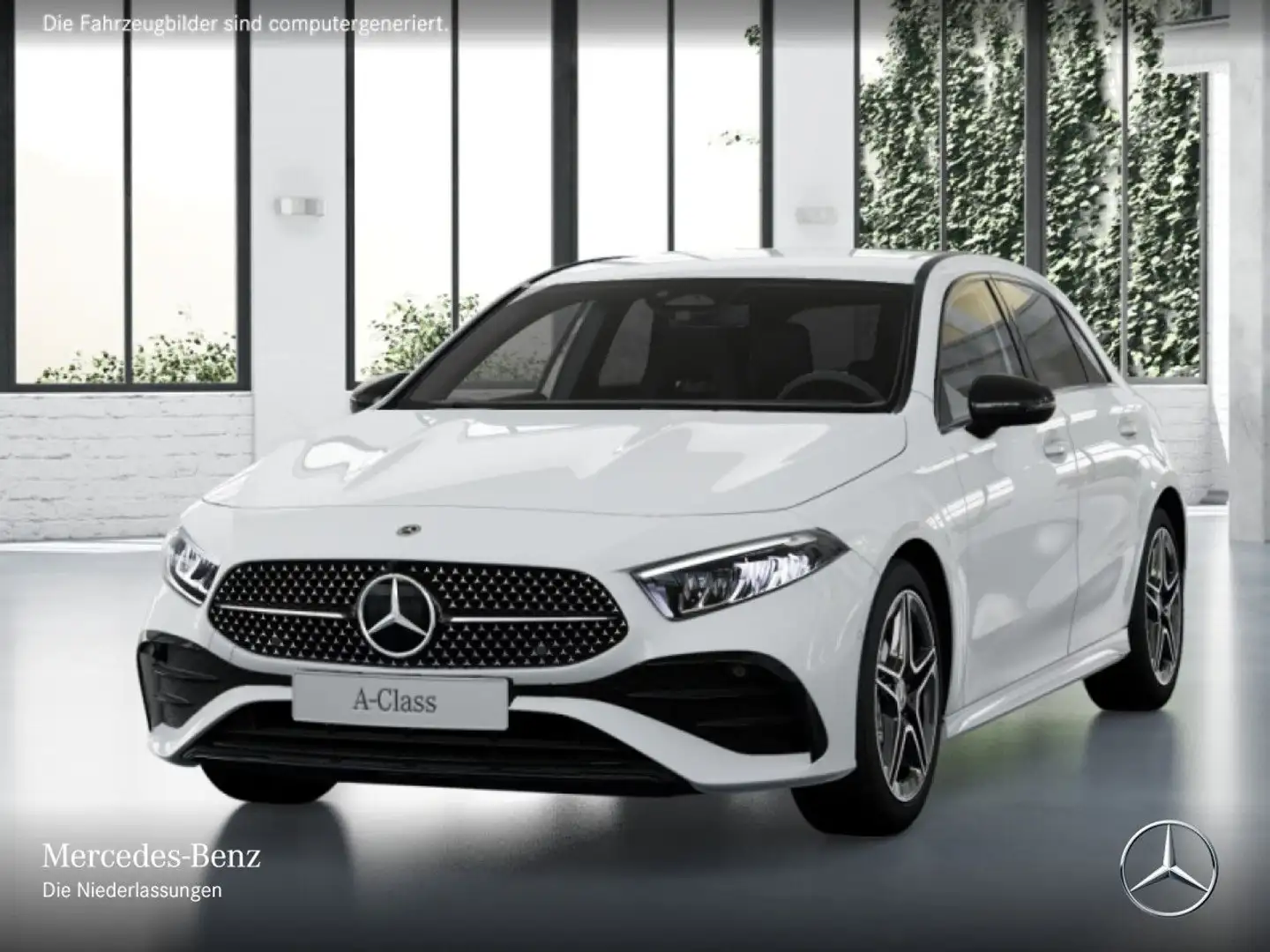 Mercedes-Benz A 180 AMG+NIGHT+LED+KAMERA+TOTW+KEYLESS+7G Weiß - 2