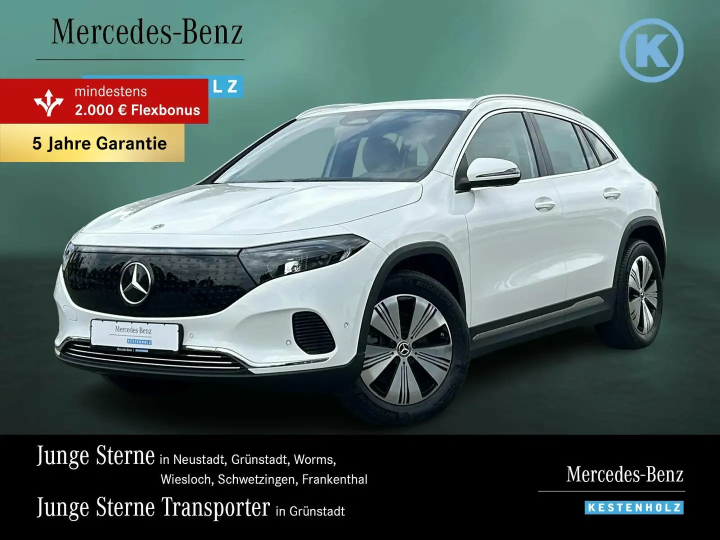 Mercedes-Benz EQA 300 EQA 300 4M PROGRESSIVE+KAMERA+TOTWINKEL+PDC+LED Wit - 1