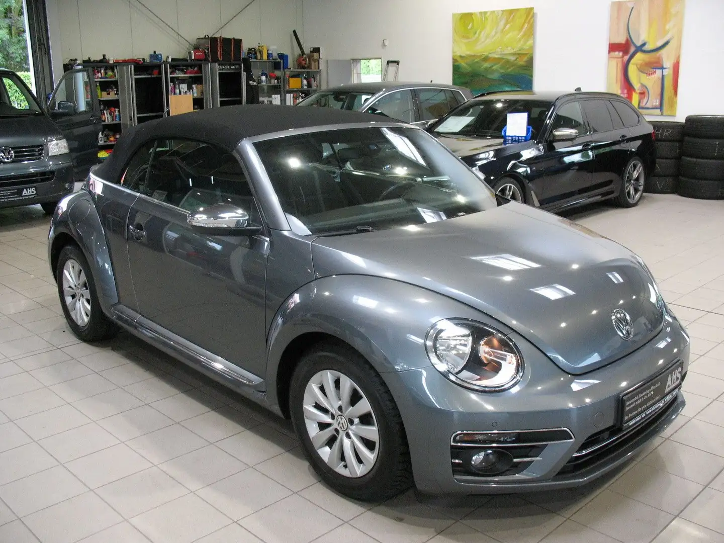 Volkswagen Beetle Cabrio 1.2 TSI BMT Design *NAVI*KLIMA* Grau - 2