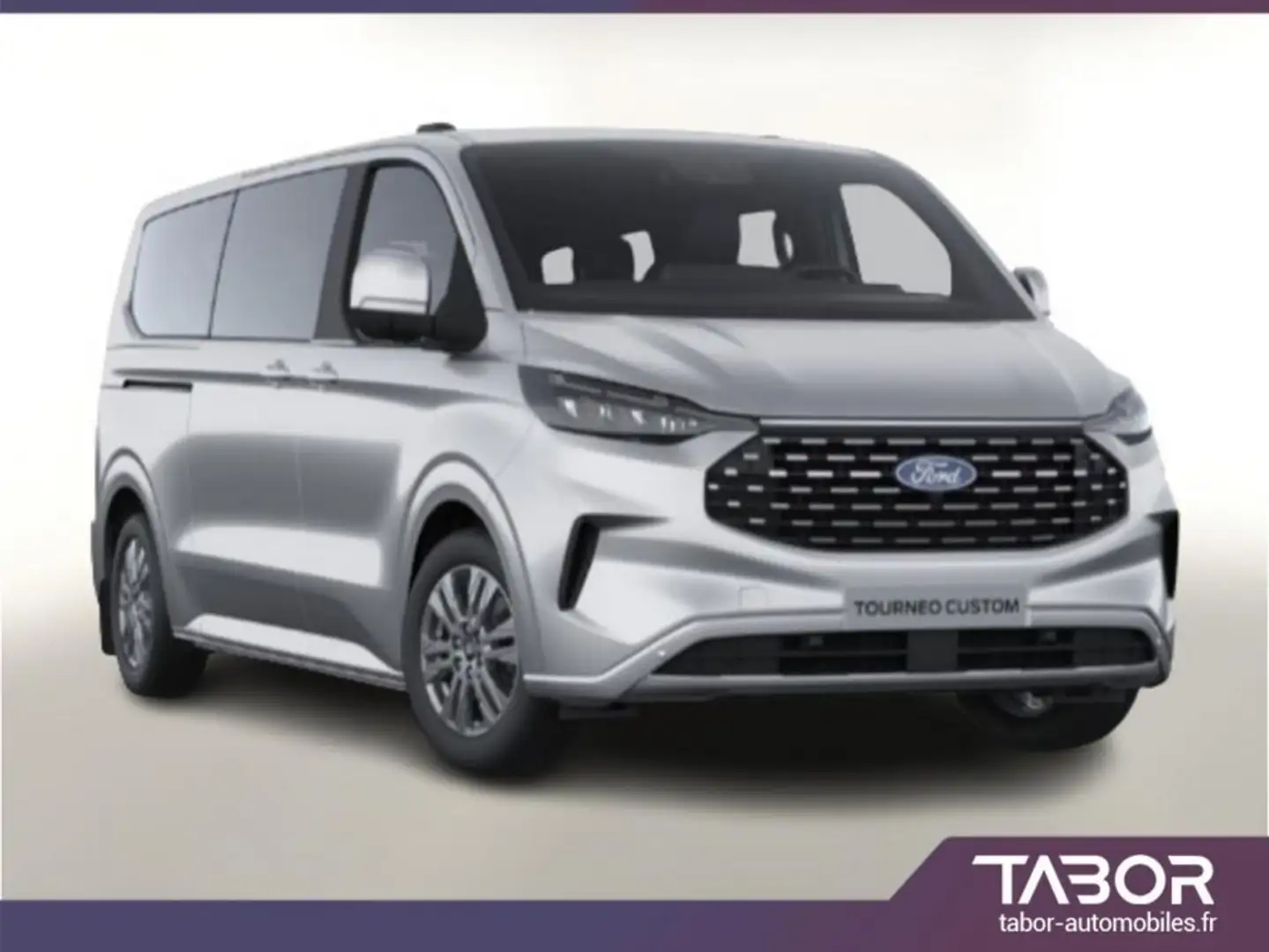 Ford Tourneo Custom Custom 2.0 TDCi 170 Aut Tit 320 L2 Argent - 1