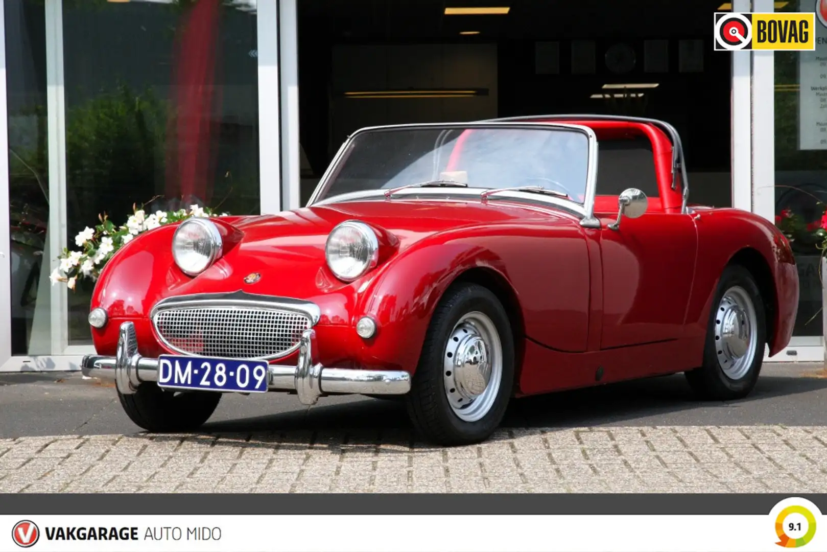 Austin MK HEALY SPRITE Sprite MK1 -gerestaureerd- Incl. taxa Rood - 1